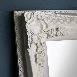 Abbey Leaner Mirror Cream - KC at HOME