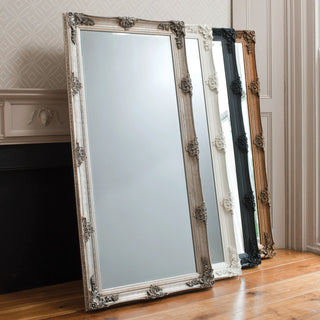 Abbey Leaner Mirror Cream - KC at HOME