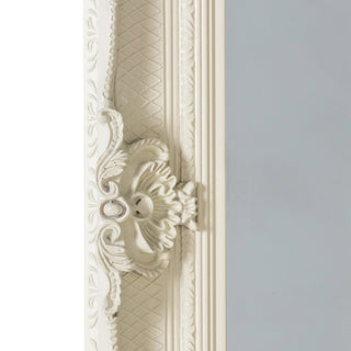 Abbey Leaner Mirror Cream - KC at HOME