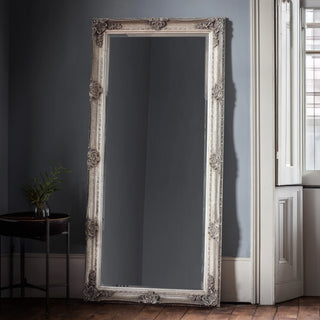Abbey Leaner Mirror Silver - KC at HOME