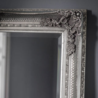 Abbey Leaner Mirror Silver - KC at HOME