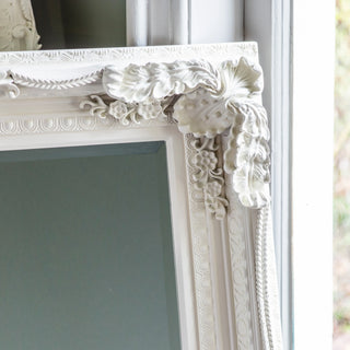 Carved Louis Mirror Cream