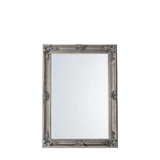 Abbey Rectangle Mirror Silver - KC at HOME