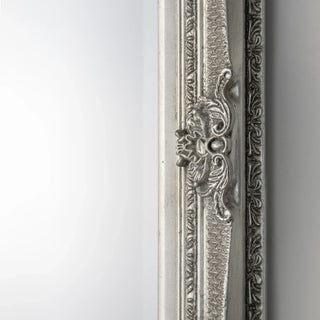 Abbey Rectangle Mirror Silver - KC at HOME