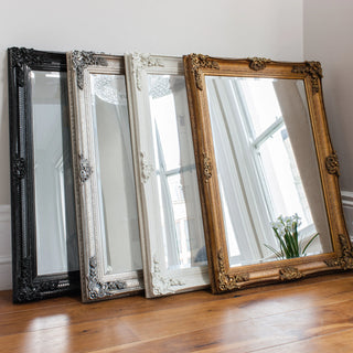 Abbey Rectangle Mirror Silver - KC at HOME
