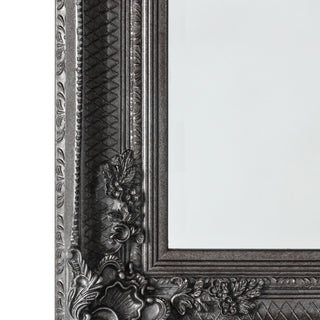 Abbey Rectangle Mirror Silver - KC at HOME