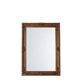 Abbey Rectangle Mirror Gold - KC at HOME