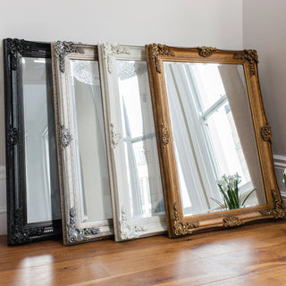 Abbey Rectangle Mirror Gold - KC at HOME
