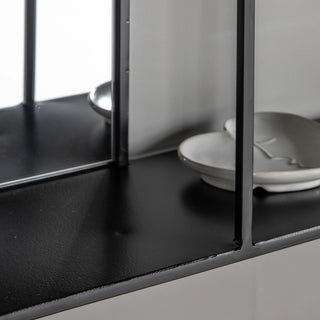 Bassan Mirror Shelf Black - KC at HOME
