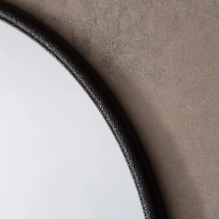 Bayswater Black Round Mirror II - KC at HOME