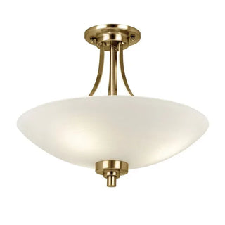 Welles Ceiling Lamp Antique Brass - KC at HOME