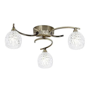 Boyer 3 Ceiling Light Antique Brass - KC at HOME