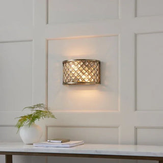 Hudson Wall Light Antique Brass - KC at HOME