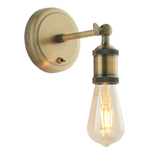 Hale Wall Light Antique Brass - KC at HOME