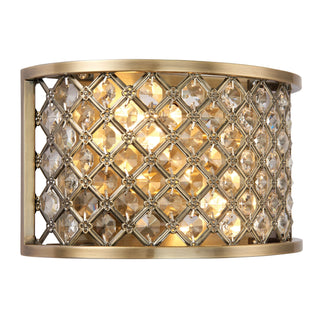 Hudson Wall Light Antique Brass - KC at HOME